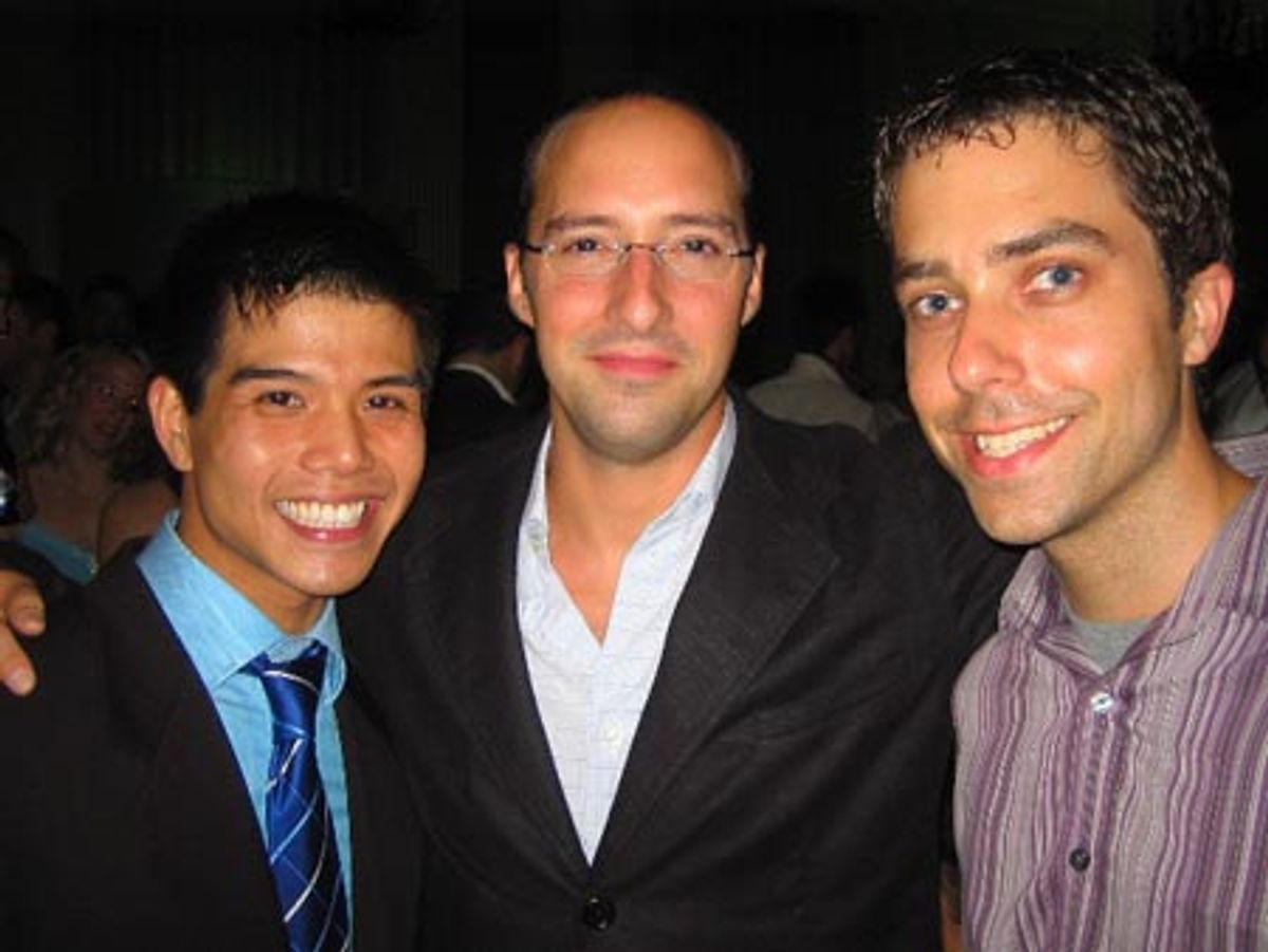 Telly Leung, Tony Hale of ARRESTED DEVELOPEMENT, and
James Babcock at 